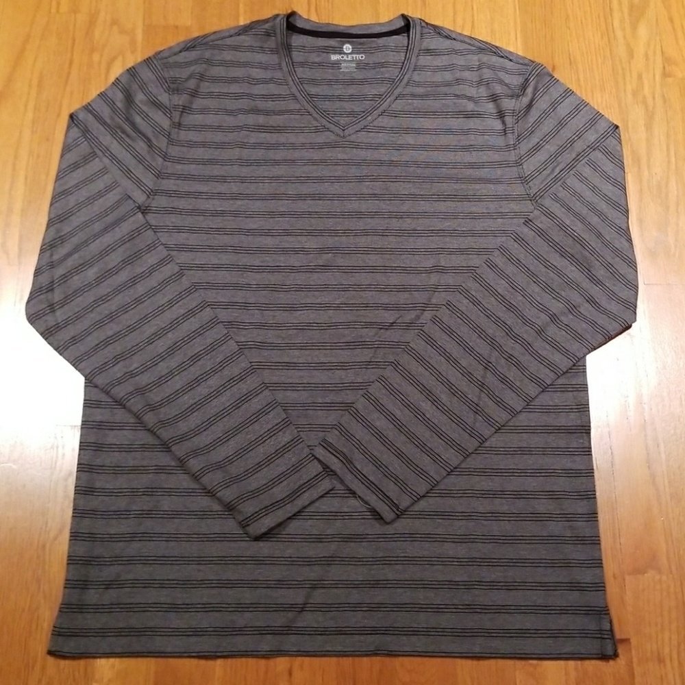 [Men's] Long Sleeve Striped Tee Shirt